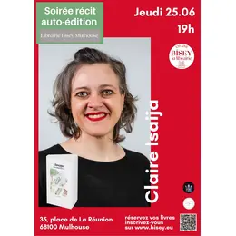 Soirée récit Auto-édition Claire Isaija - Giuseppe et Les couleurs de la vie