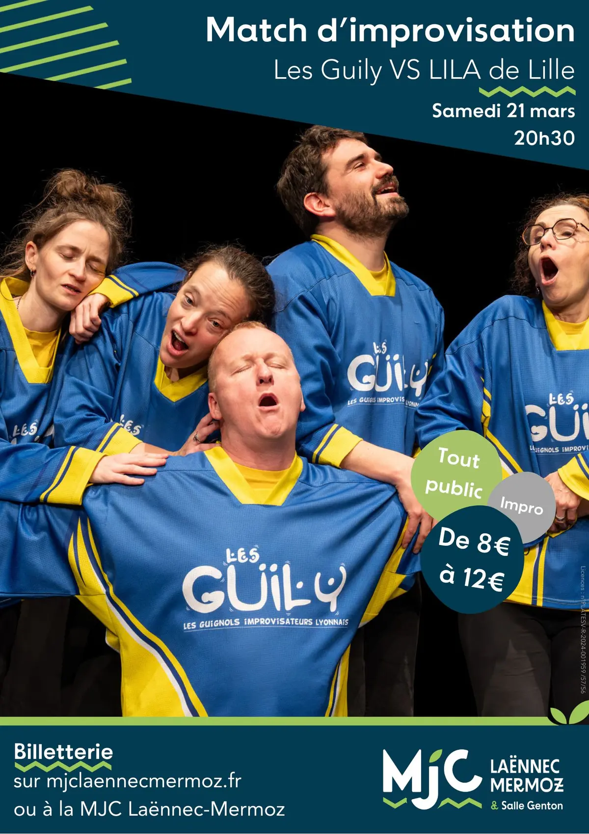 Match d'improvisation théâtrale Les Guily (LYON) / La Lila (LILLE)