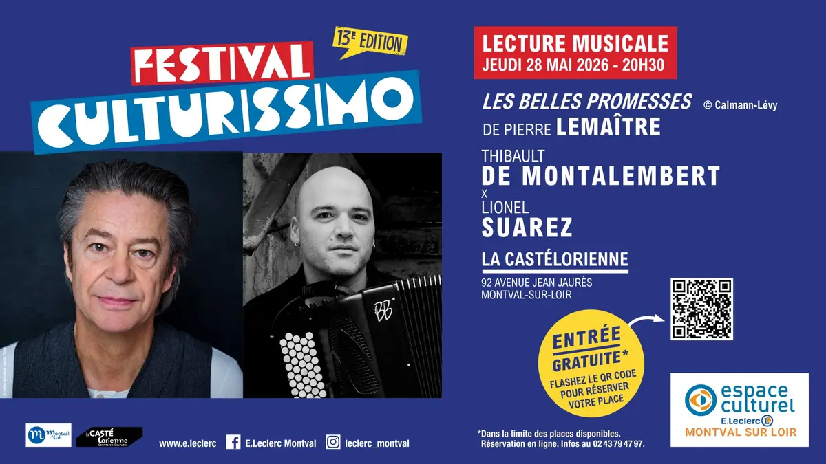 Festival Culturissimo - Lecture musicale avec Thibault de Montalembert 