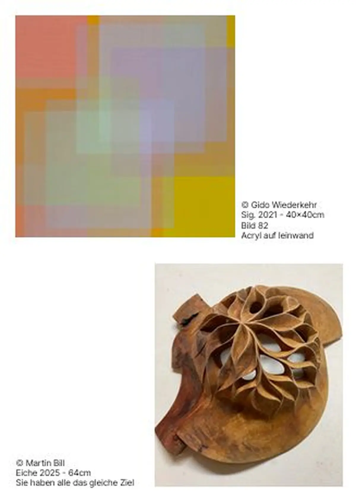 Couleur et mouvement - Une exposition de deux artistes