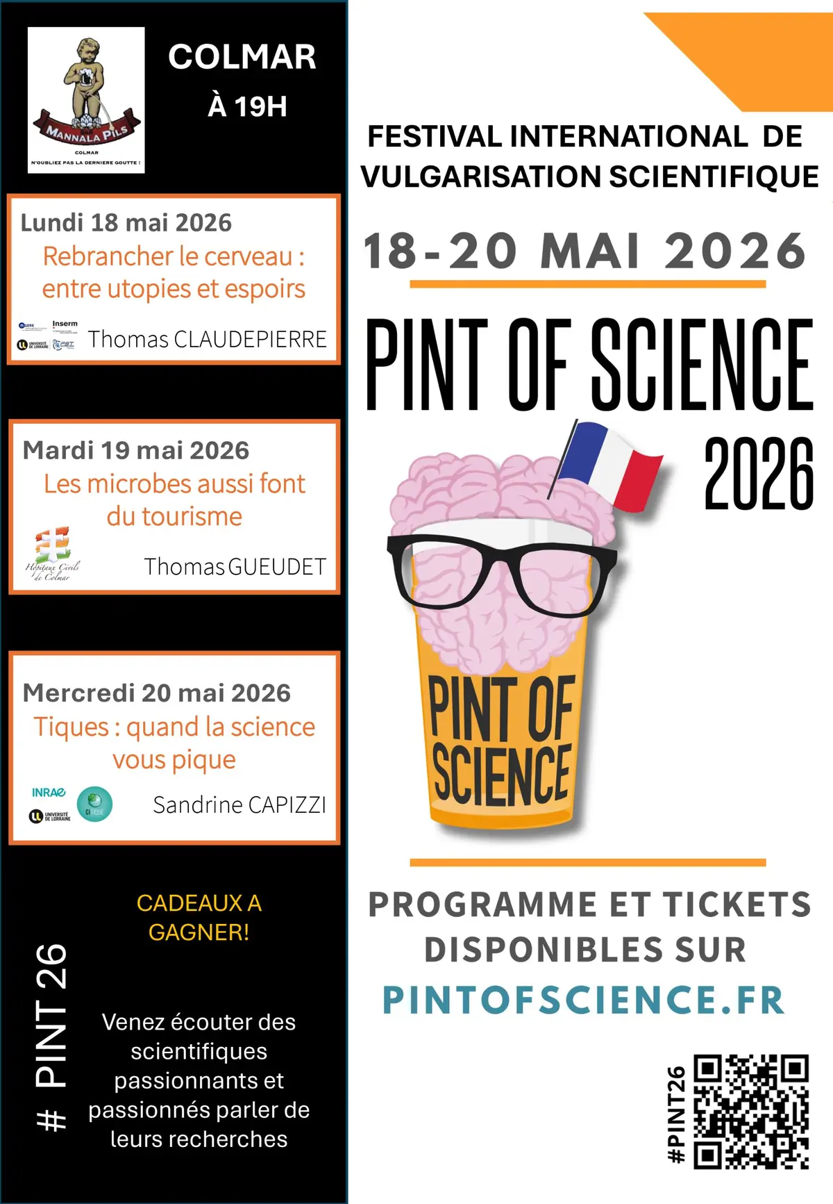 Pint Of Science, festival de vulgarisation scientifique à Colmar