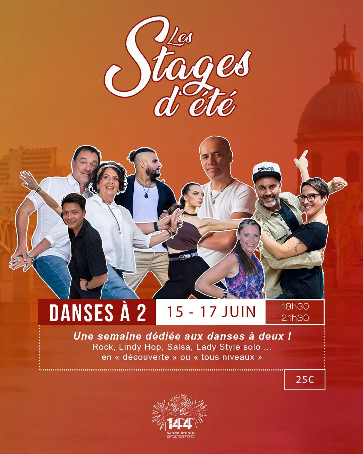 Les Stages d'été - Danses à deux