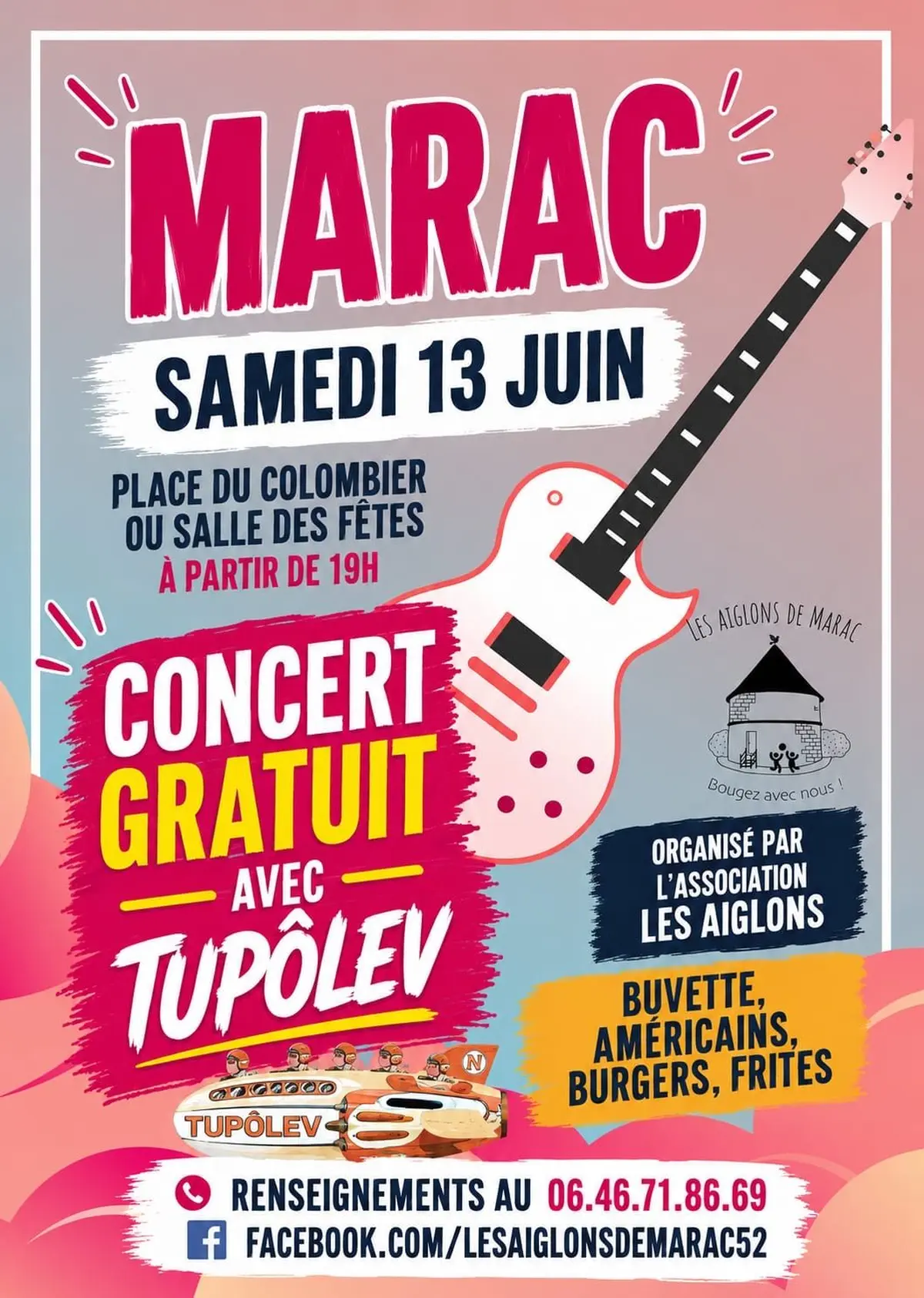 Concert gratuit du groupe Tupolev