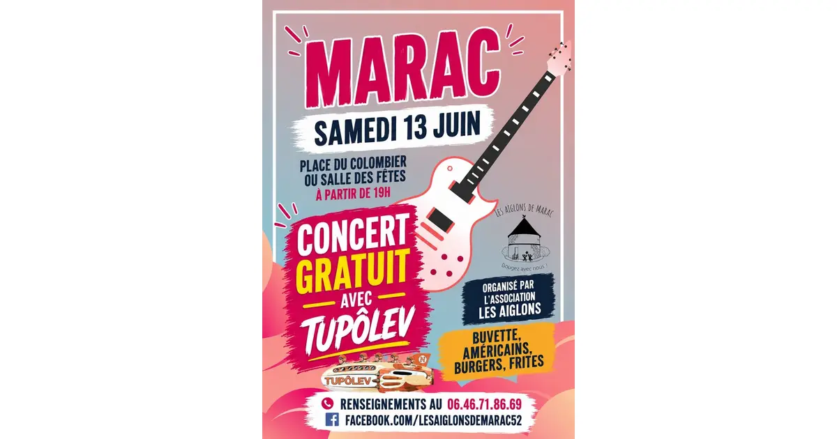 Concert gratuit du groupe Tupolev