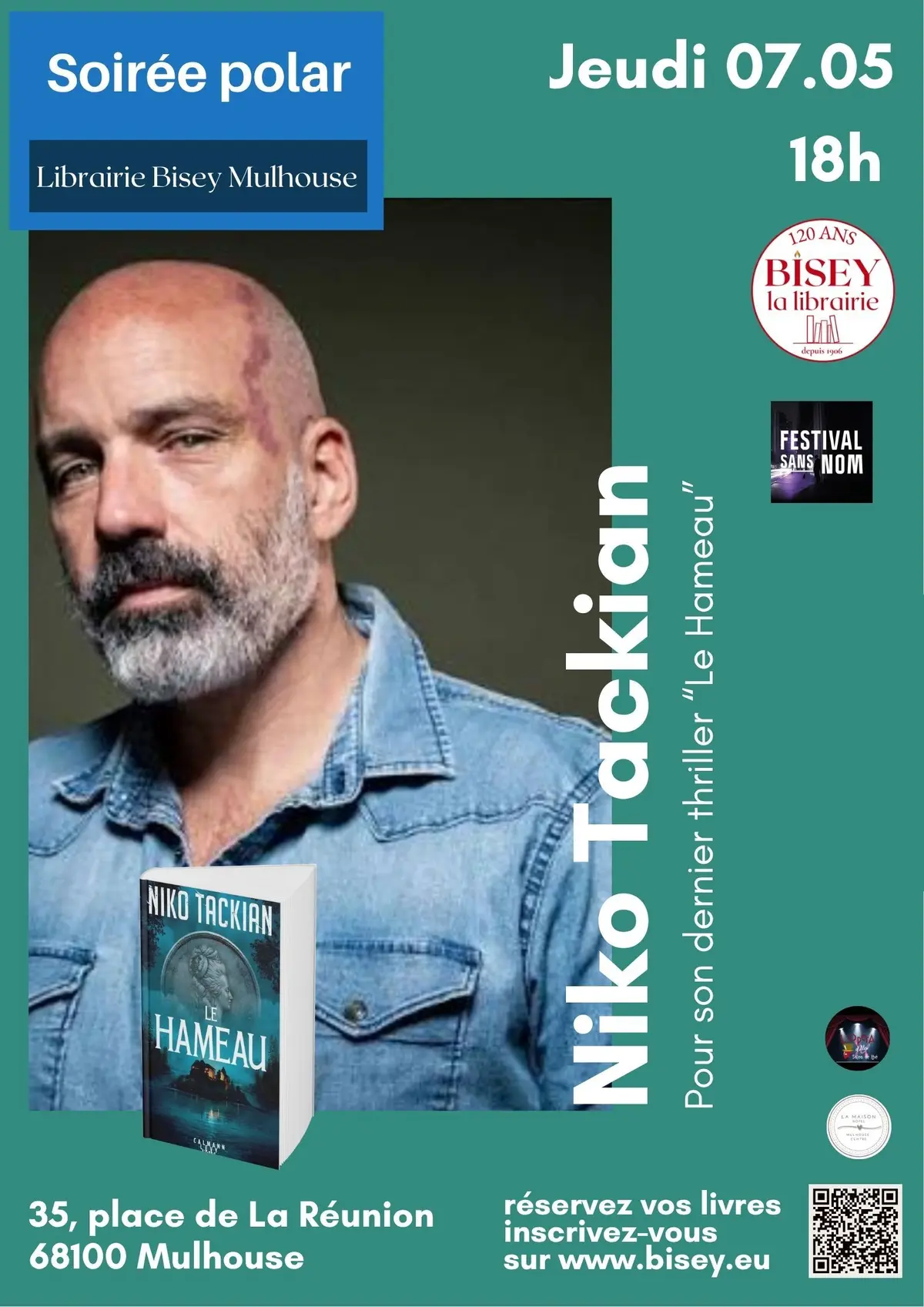 Soirée polar avec Niko Tackian - Le Hameau 