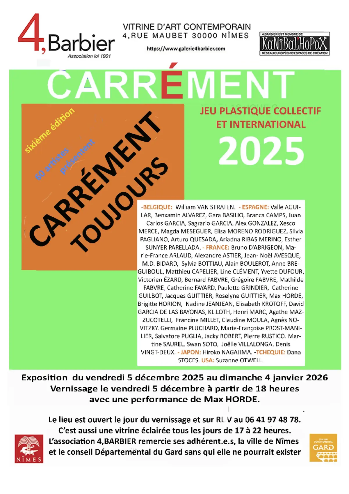 Carrément toujours 2025