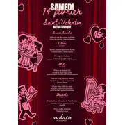 Soirée Saint-Valentin chez Audace au son de la harpe