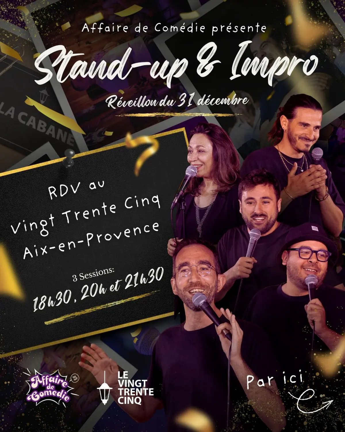 Affaire de Comédie - Réveillon au 20/35 