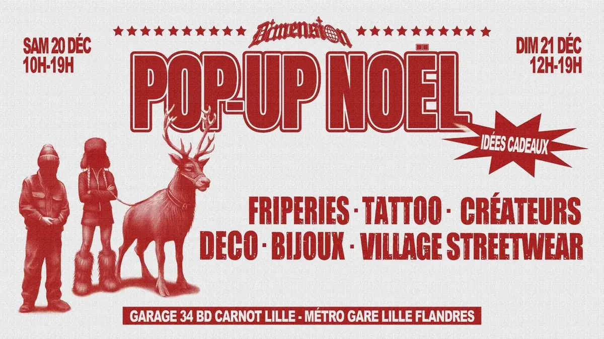 Pop-up de Noël : marché de noël urbain et idées cadeaux 