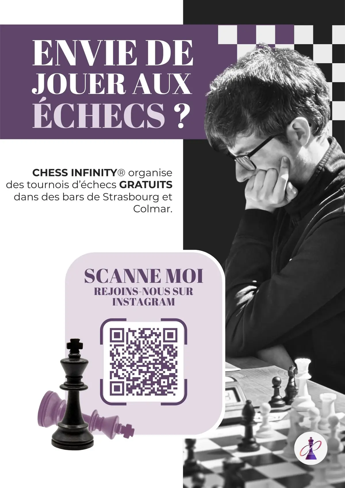 Tournois d’échecs gratuits – Chess Infinity & O’Brother