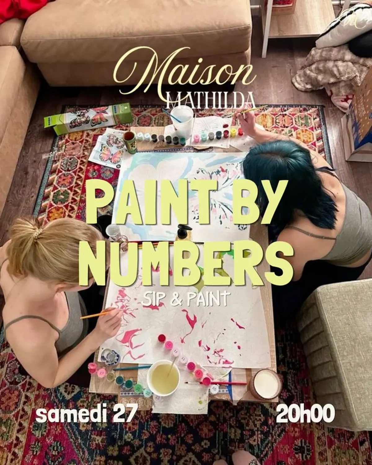 Paint by number par maison mathilda