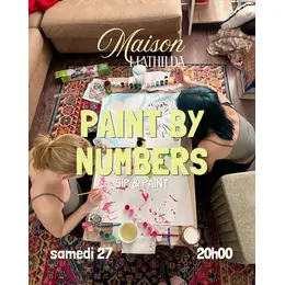 Paint by number par maison mathilda