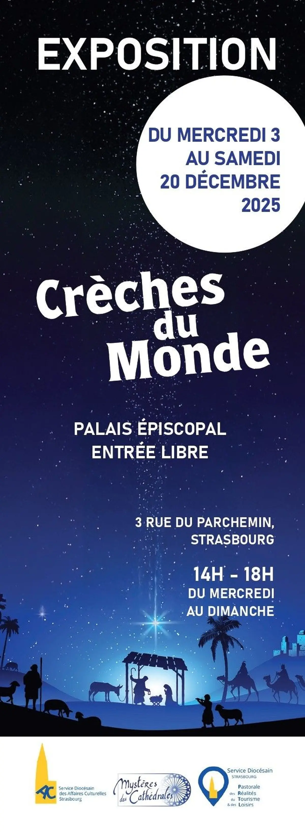Exposition Crèches du Monde au Palais épiscopal de Strasbourg