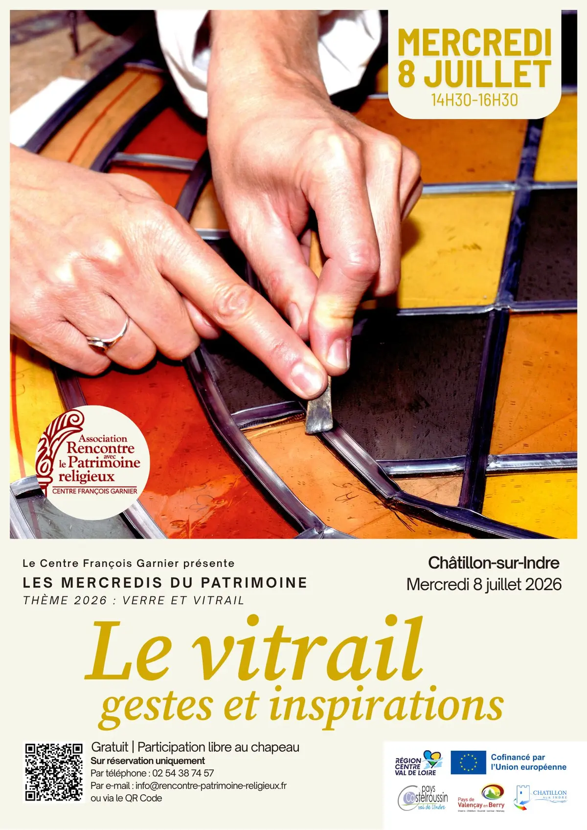 Le vitrail : gestes et inspirations - Les mercredis du patrimoine
