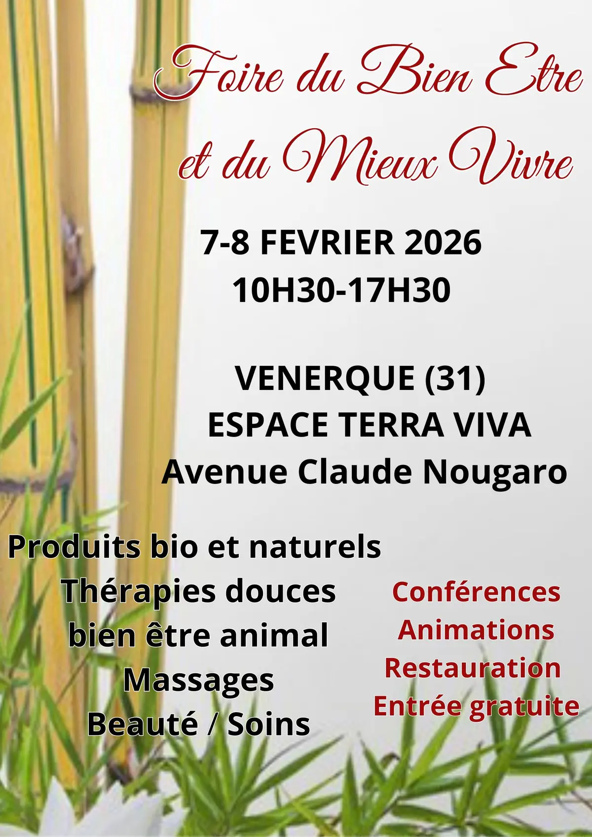 Foire du Mieux vivre et du Bien être