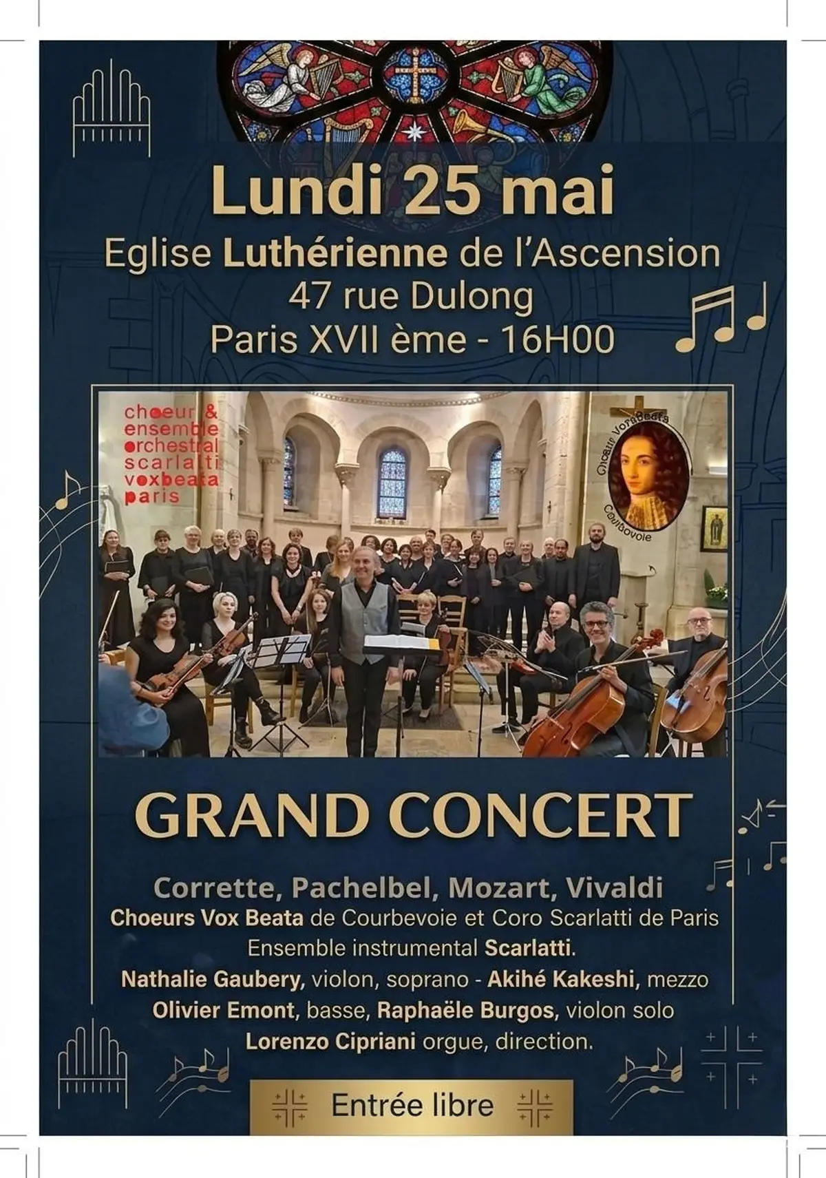 Grand concert pour Soli, Chœur, Orchestre