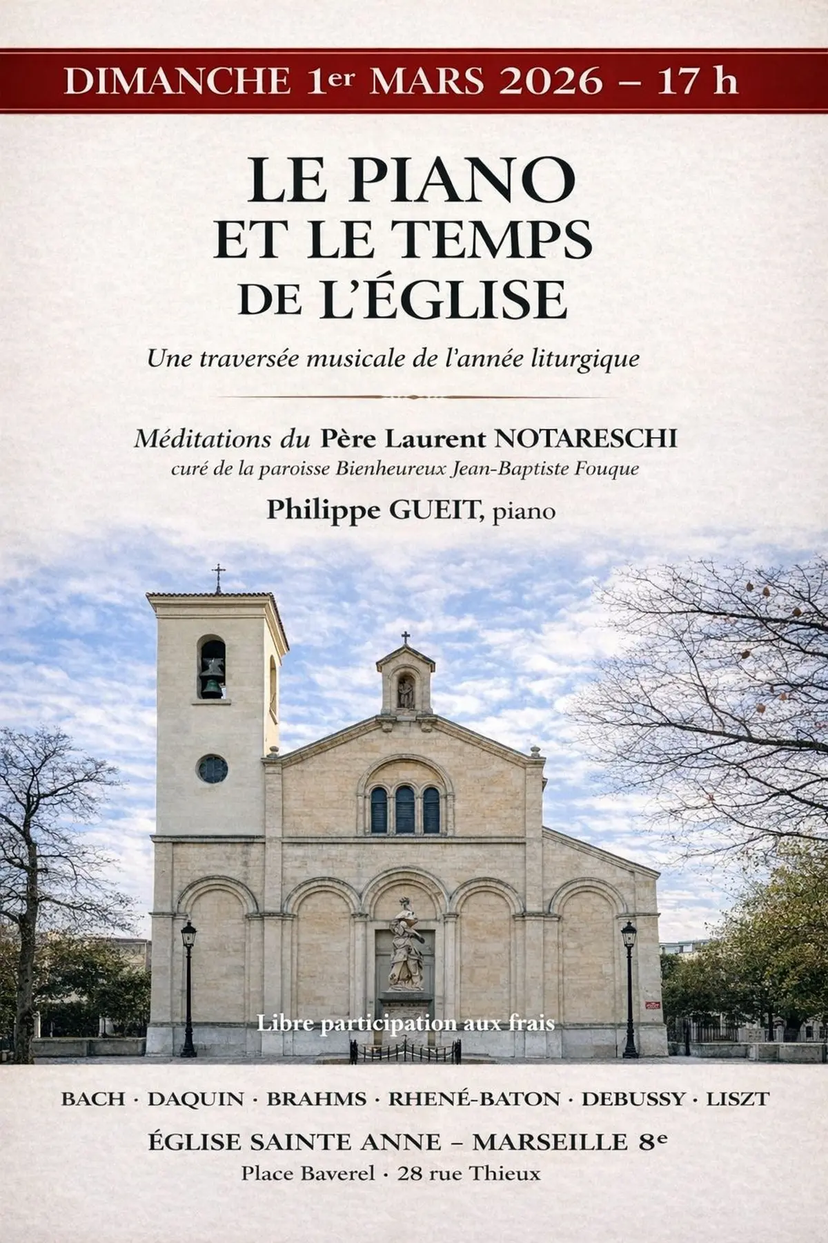 Le piano et le temps de l’Église