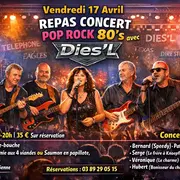 Repas Concert Pop Rock 80’s avec Dies’l