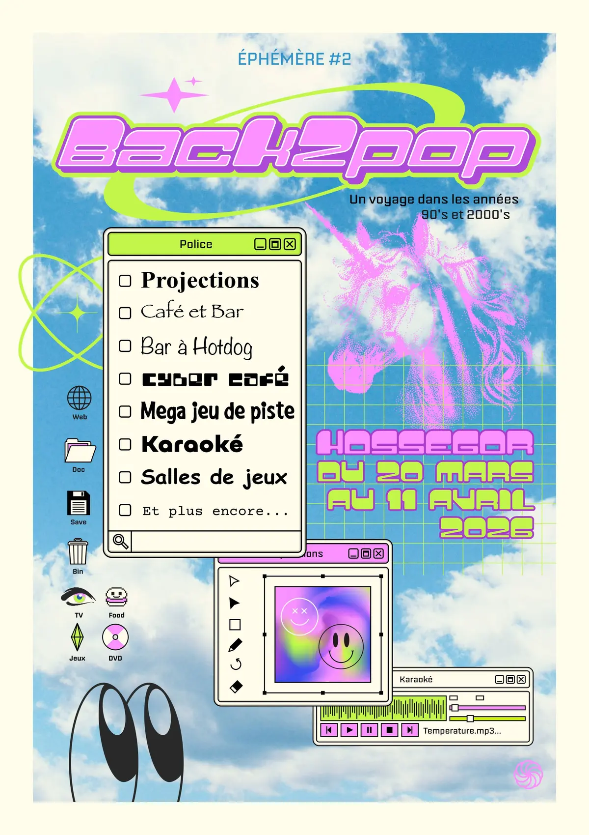 Ephémère #2 : Back2Pop