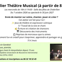 Atelier de Théâtre Musical 8 ans et +