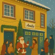 Après-midi de Noël : ateliers, visite du Père-Noël, boissons chaudes...