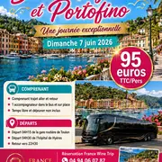 Sortie à Santa Margherita et Portofino  en Italie au départ de Toulon et Hyères