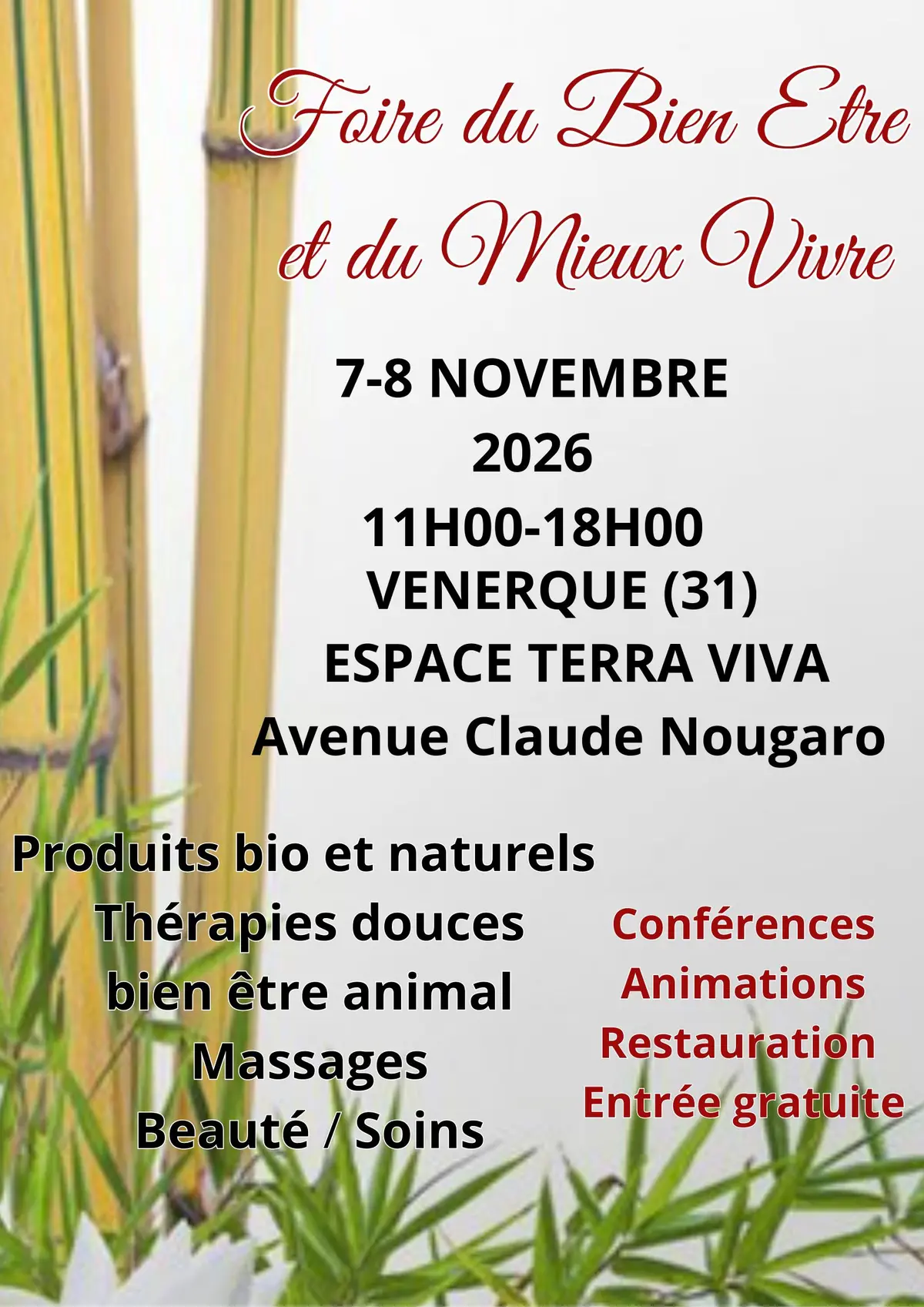 Foire du Mieux vivre et du Bien être