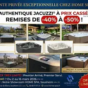  Vente Privée Showroom chez Home Spa Jacuzzi