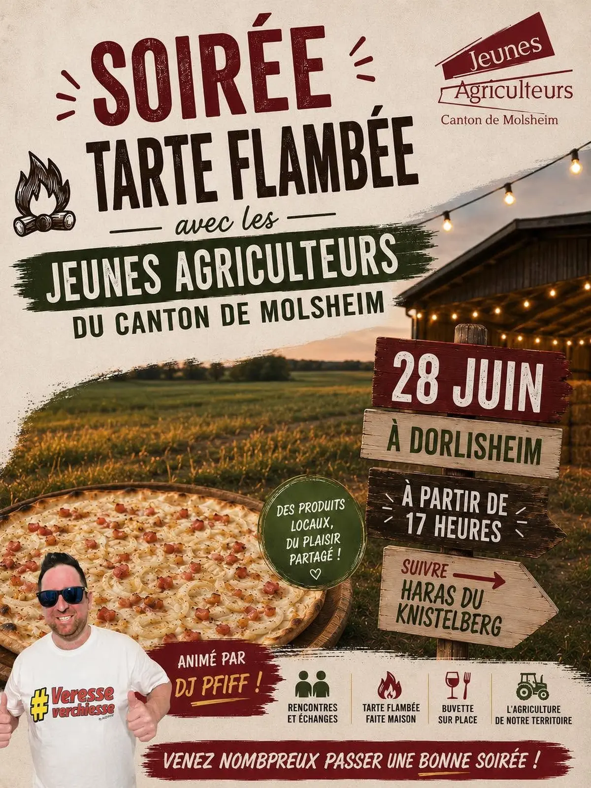 Soirée tartes flambées