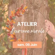 Atelier couronne en fleurs séchées