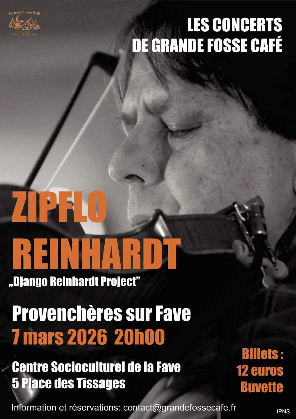 Concert ZIPFLO REINHARDT Django Reinhardt Project