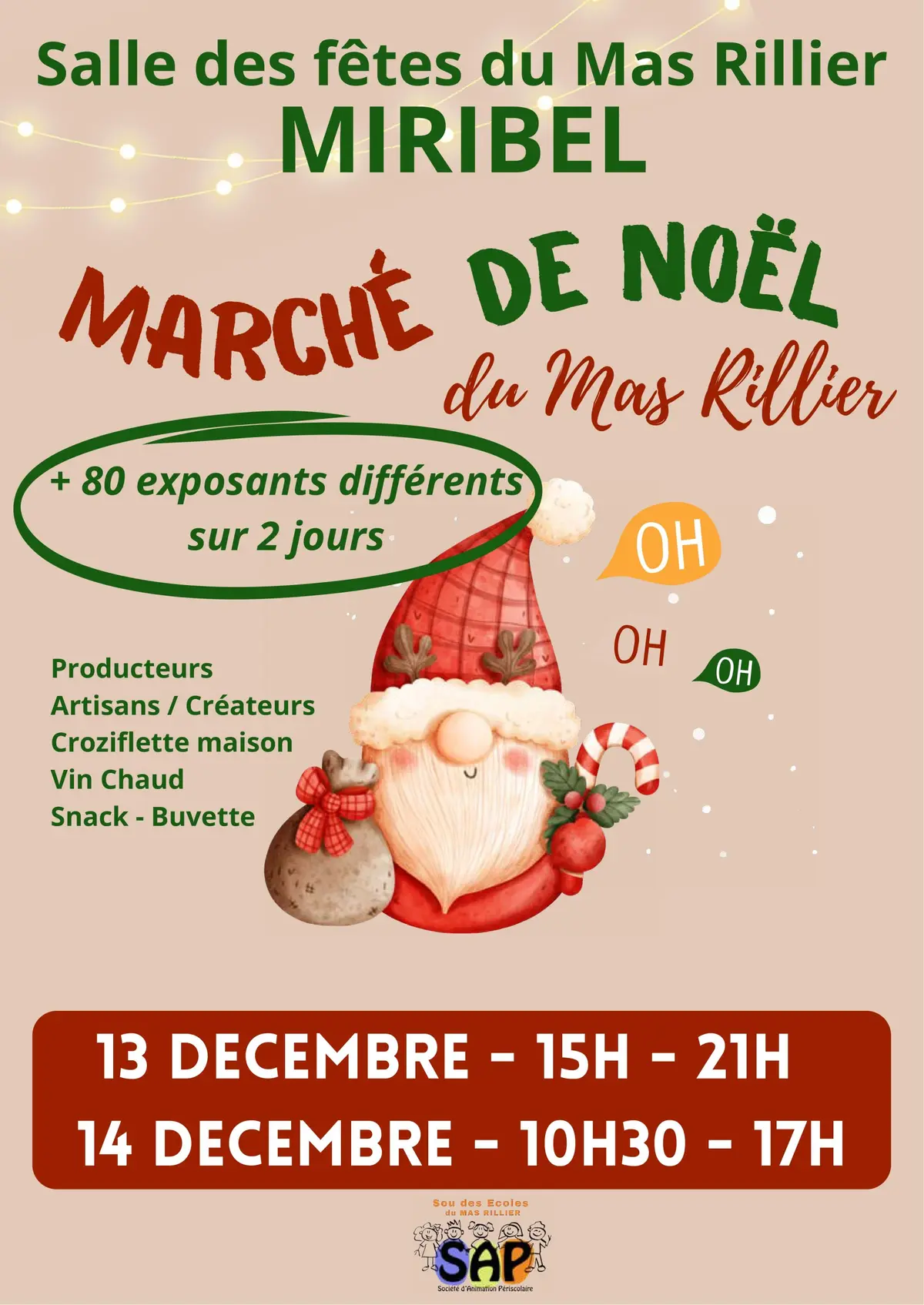 Marché de Noël du Mas Rillier