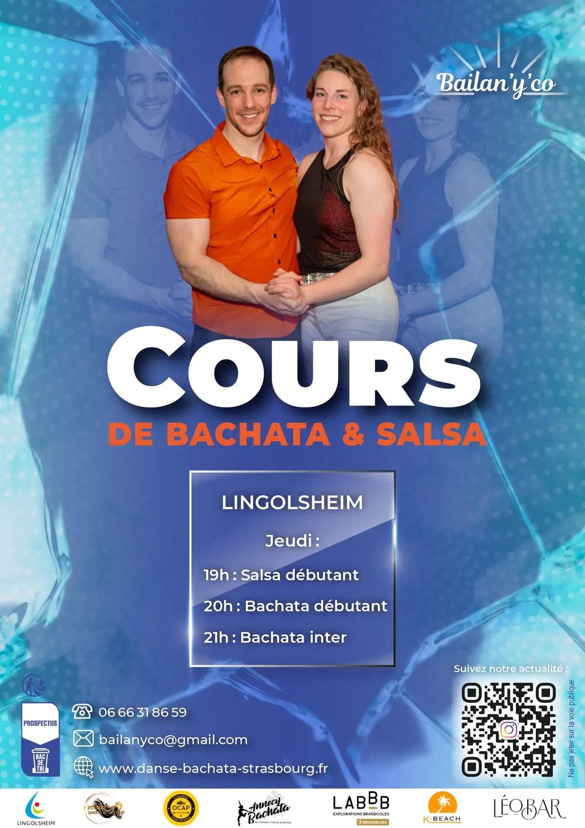 Cours de salsa & bachata  