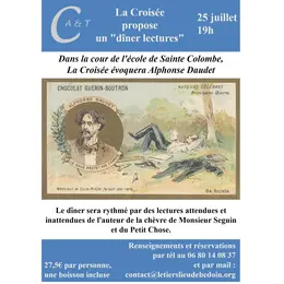 Dîner lectures avec Alphonse Daudet