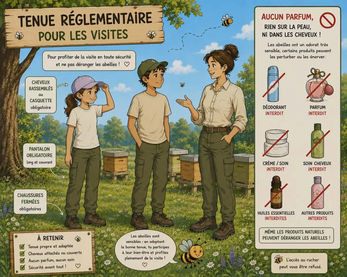 Les visites du rucher 