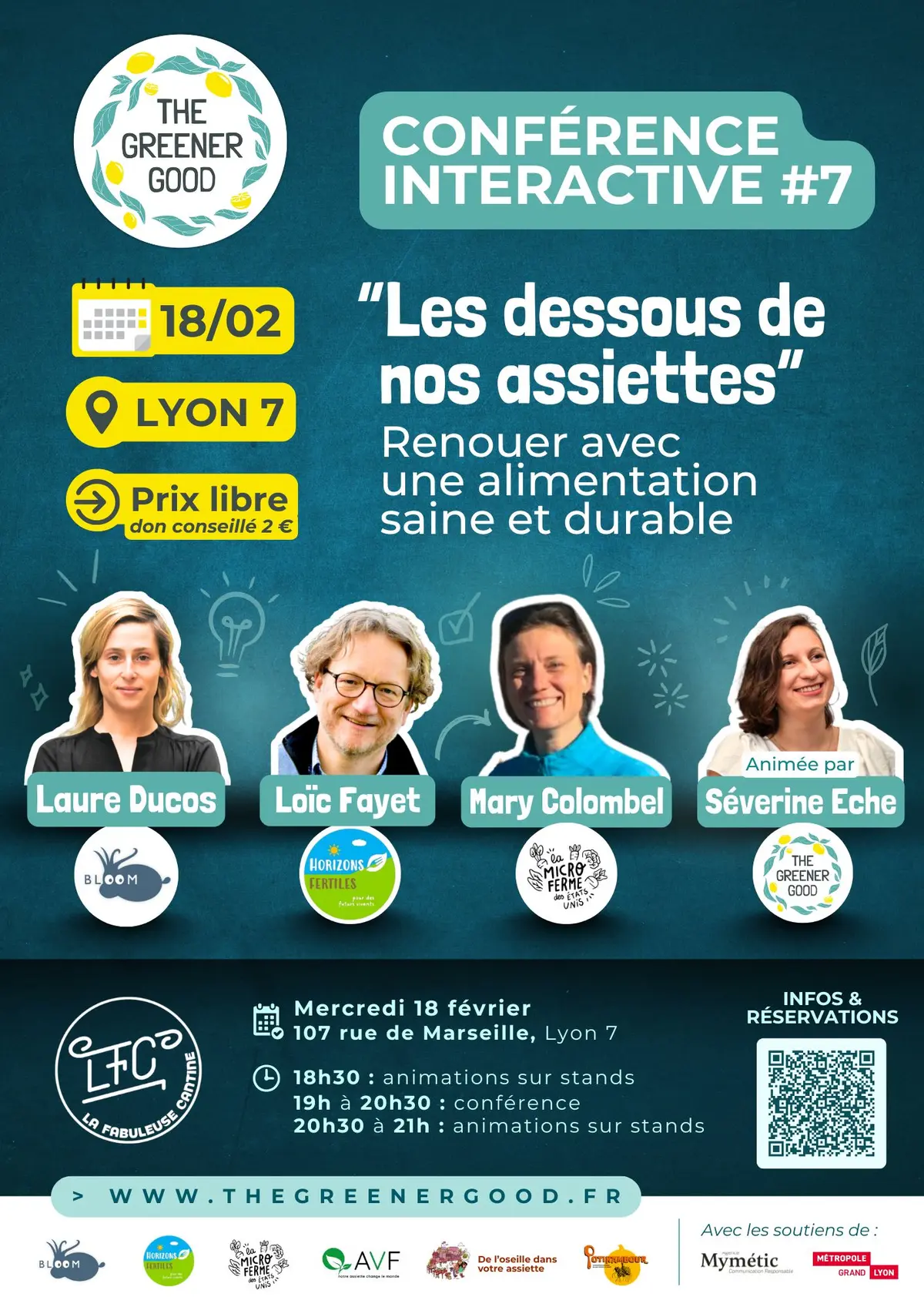 Conférence interactive #7 : Les dessous de nos assiettes