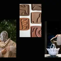 Performances/ activation des œuvres de l'exposition Le souffle de la subsistance &copy; © Mathis Esnault - photo : Solveig Allaert / © Zoé Joliclercq / © Valentine Cotte - photo : Mathis Payet-Descombes