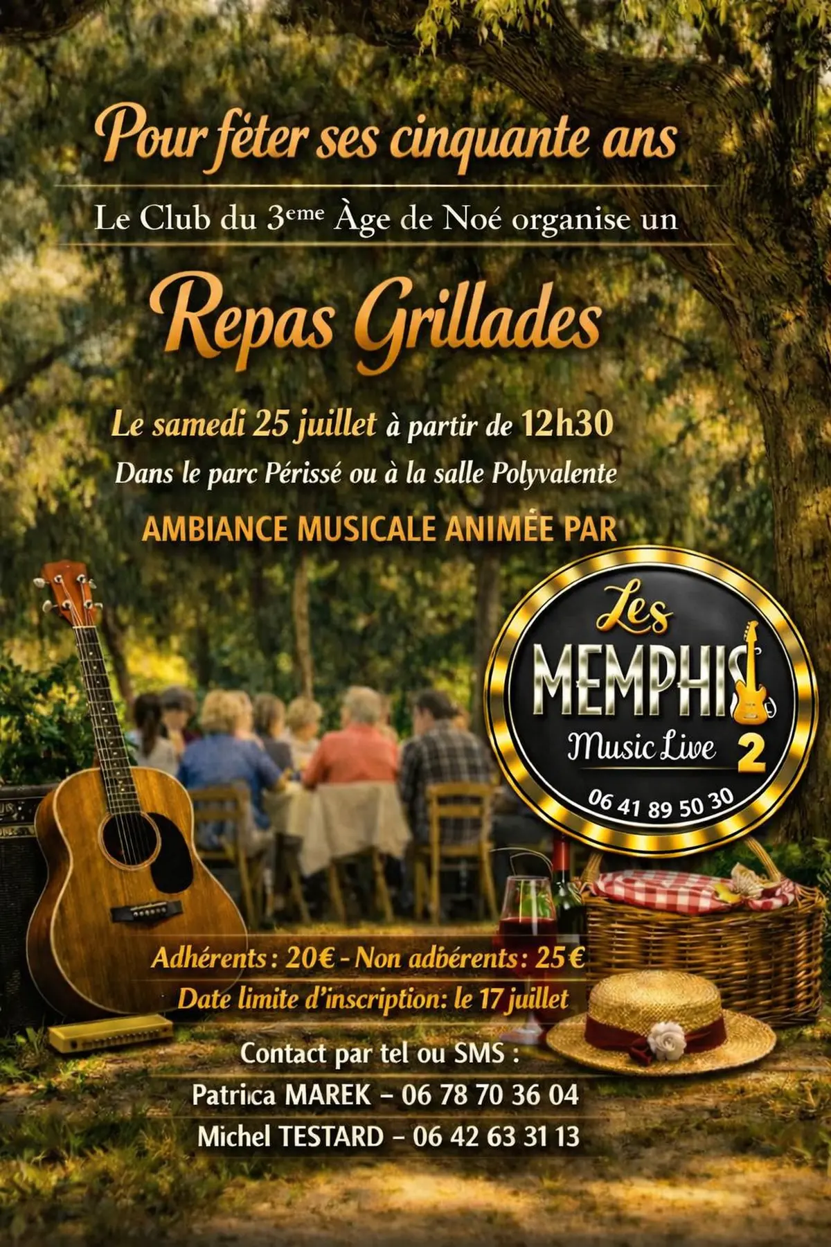 Les Memphis 2 Guitare Voix Harmonica en LIVE!