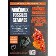 25ème Salon Minéraux, Fossiles, gemmes de GIVENCHY EN GOHELLE