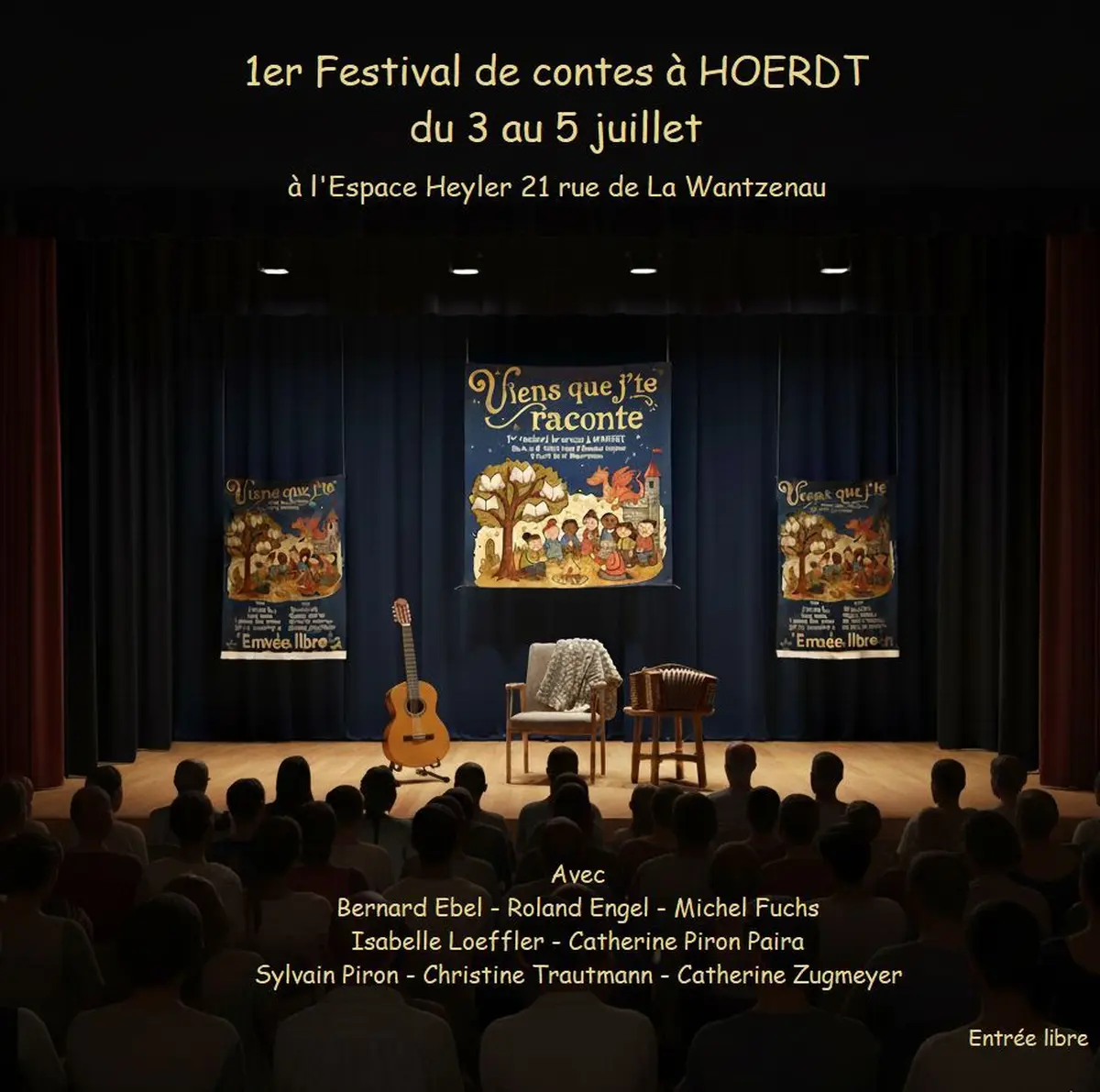 Viens que j’te raconte ! 1er Festival du conte à Hoerdt