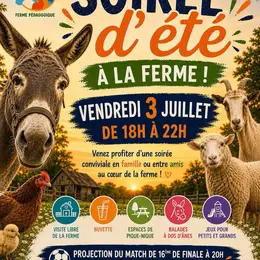 Soirée d’été à la ferme