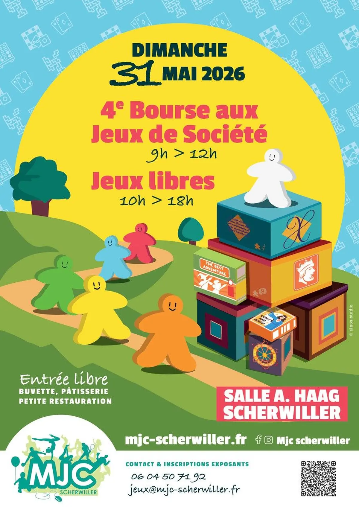 Bourse au jeux de socété!