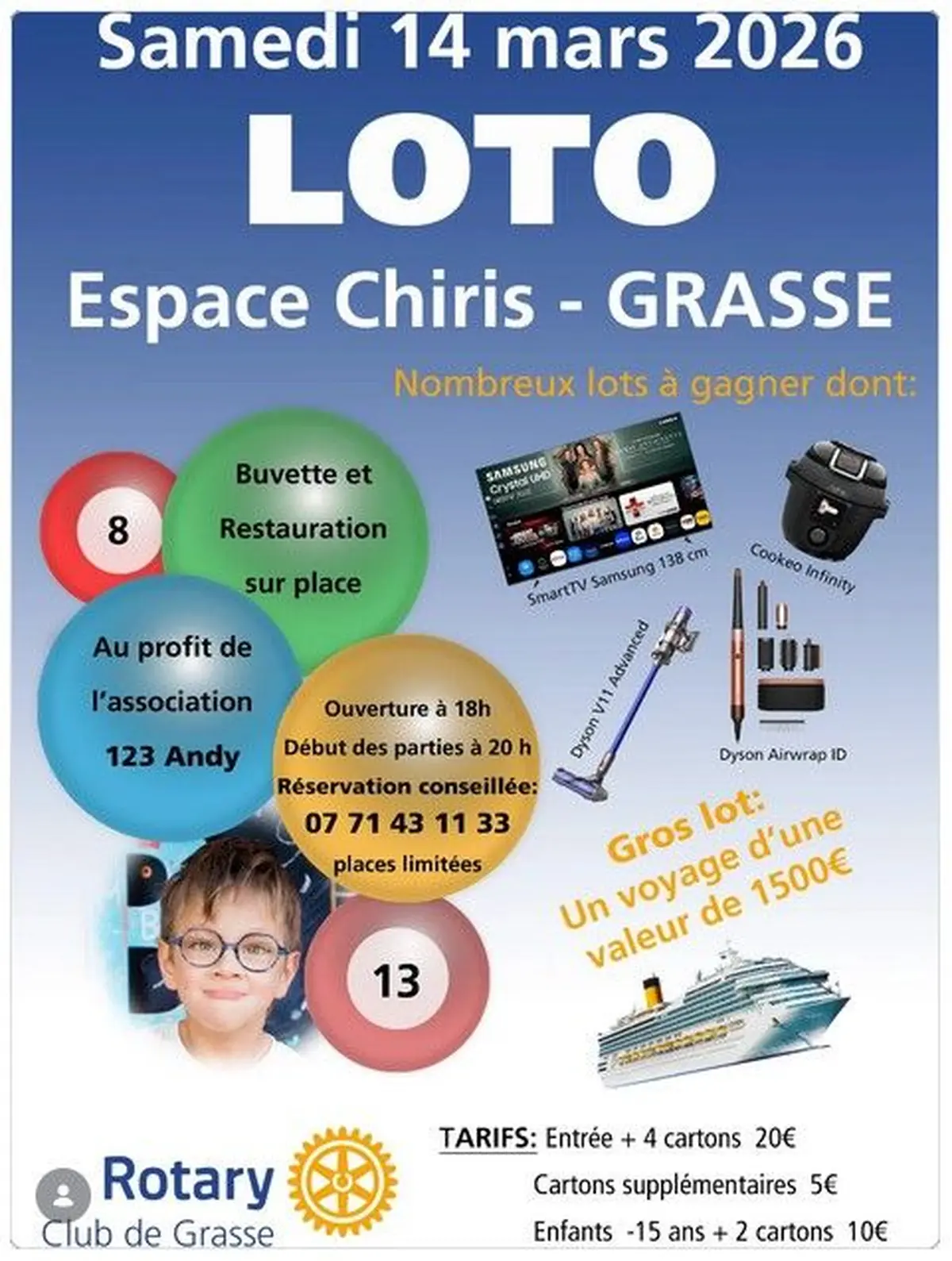 Loto du Rotary Club de Grasse