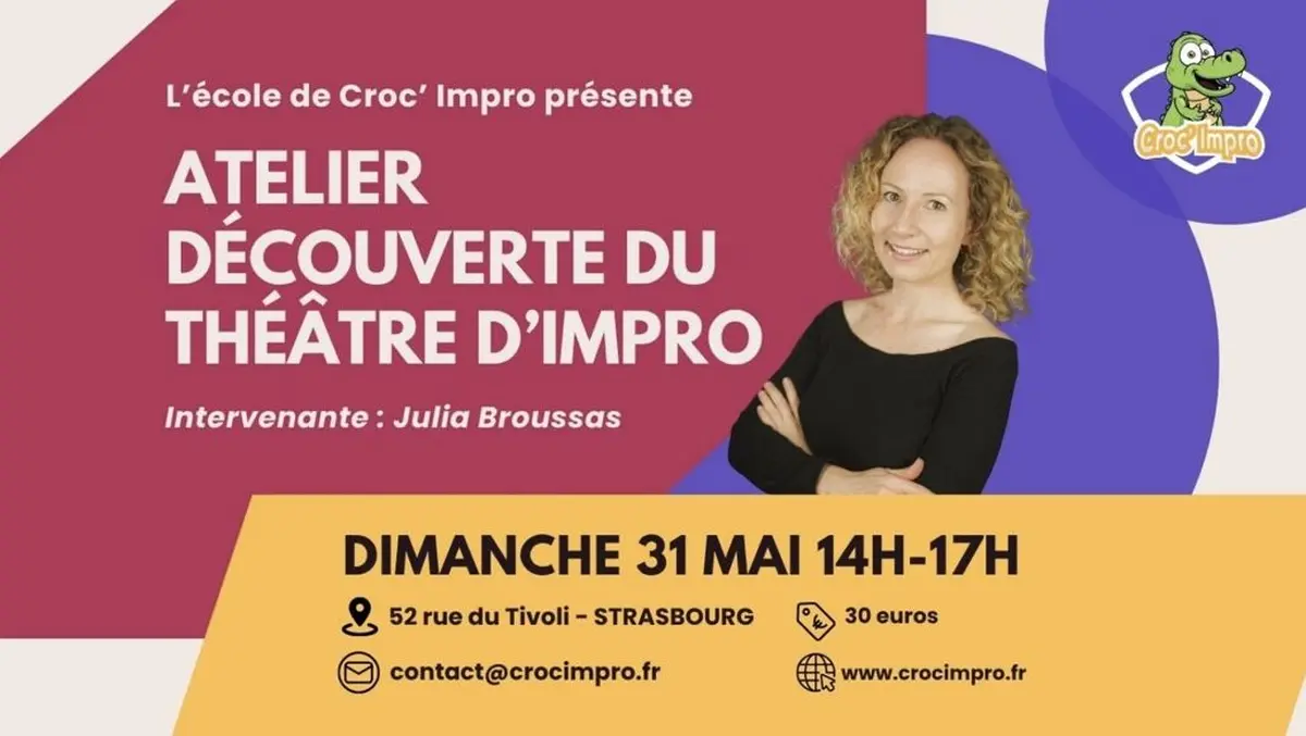 Atelier découverte du théâtre d’improvisation 