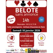Concours de belote sans annonce