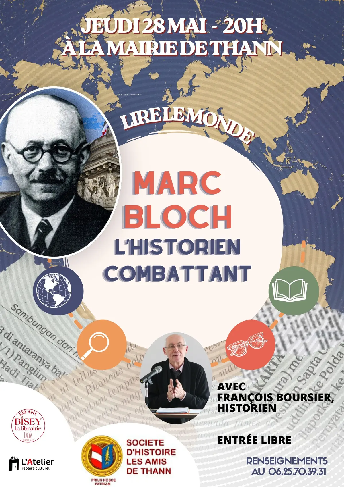 Festival A l'ombre des feuilles - Conférence Marc Bloch, l'historien combattant 
