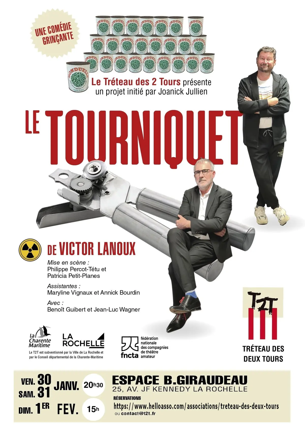Théâtre Le Tourniquet comédie de Victor Lanoux