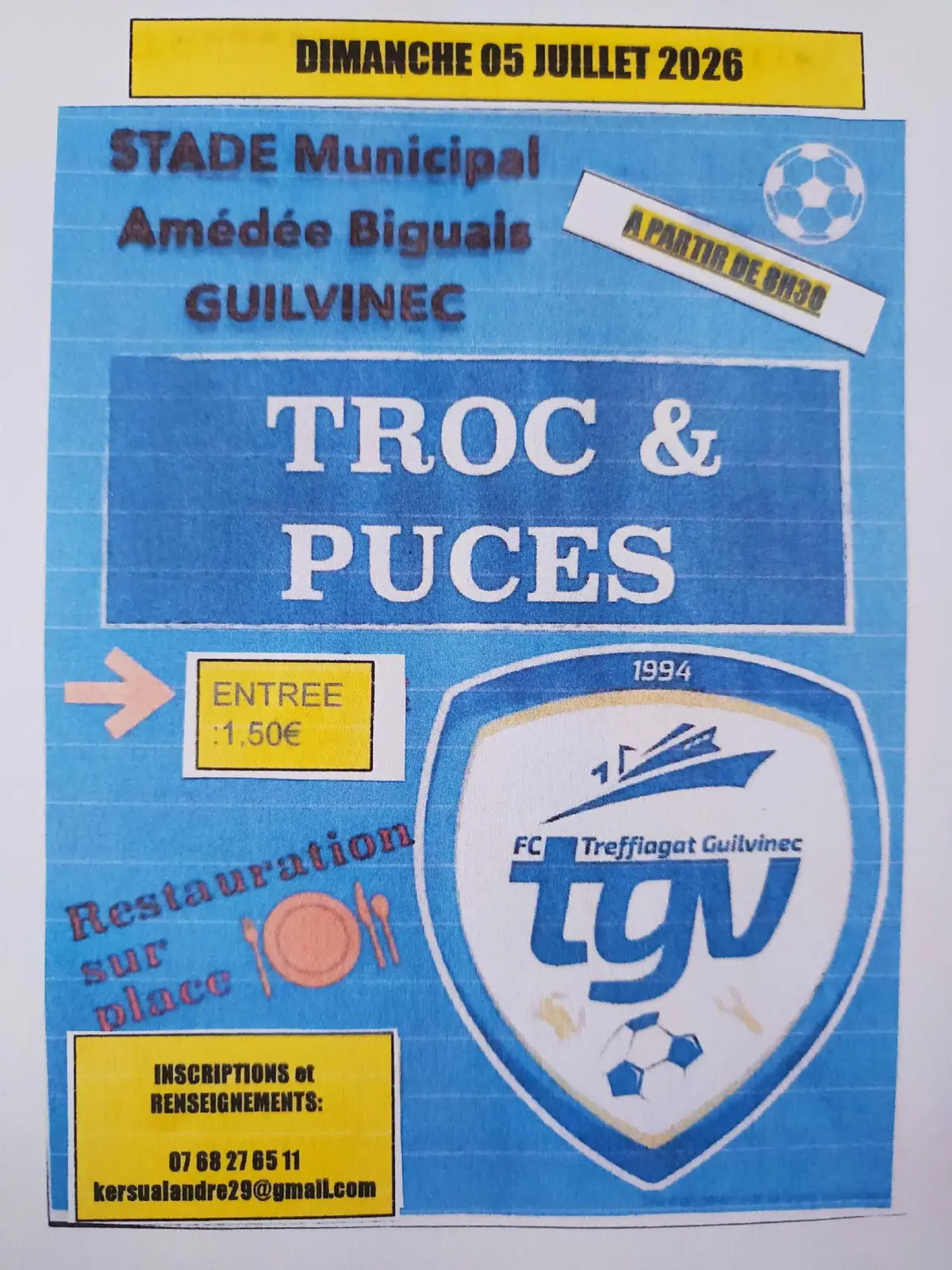 Troc et puces du FC TGV