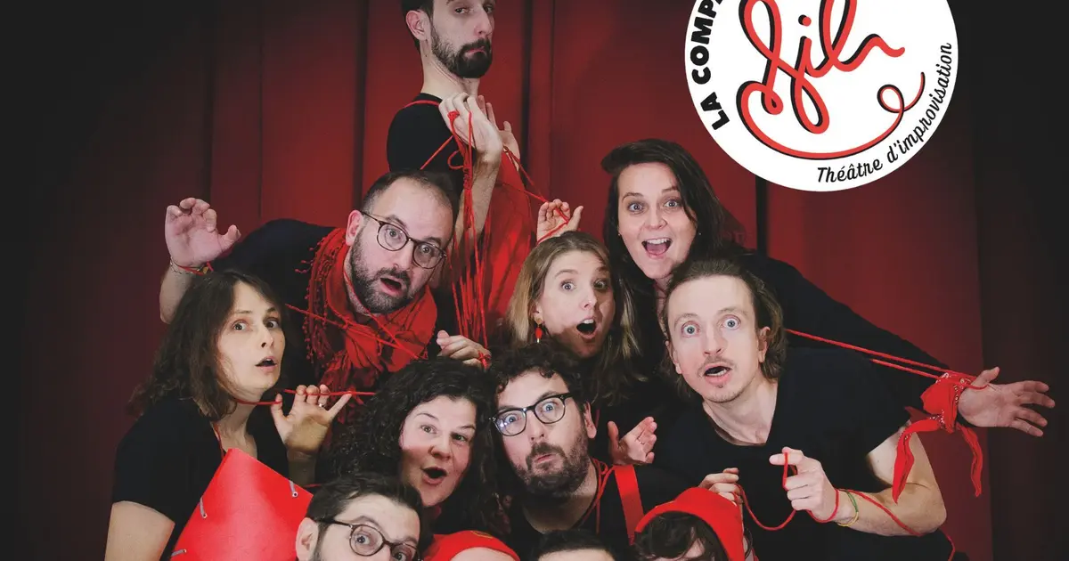Improvisation théâtral - la Compagnie du fil - CABARET - A la Braav de Ribeau