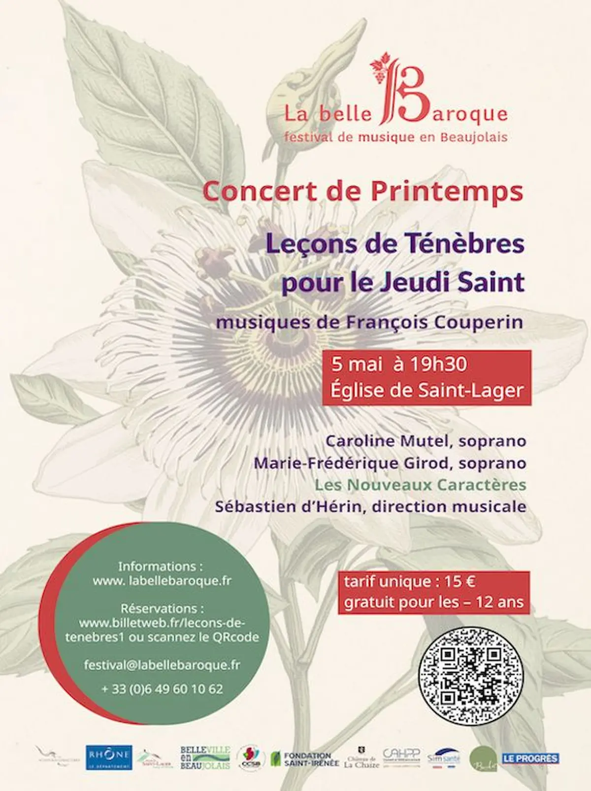 Concert de Printemps - Leçons de Ténèbres de François Couperin